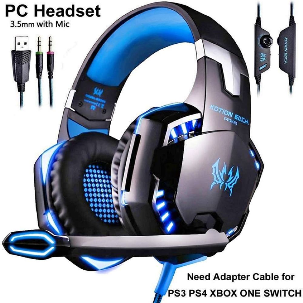 Audífonos Diadema Gamer Kotion G2000